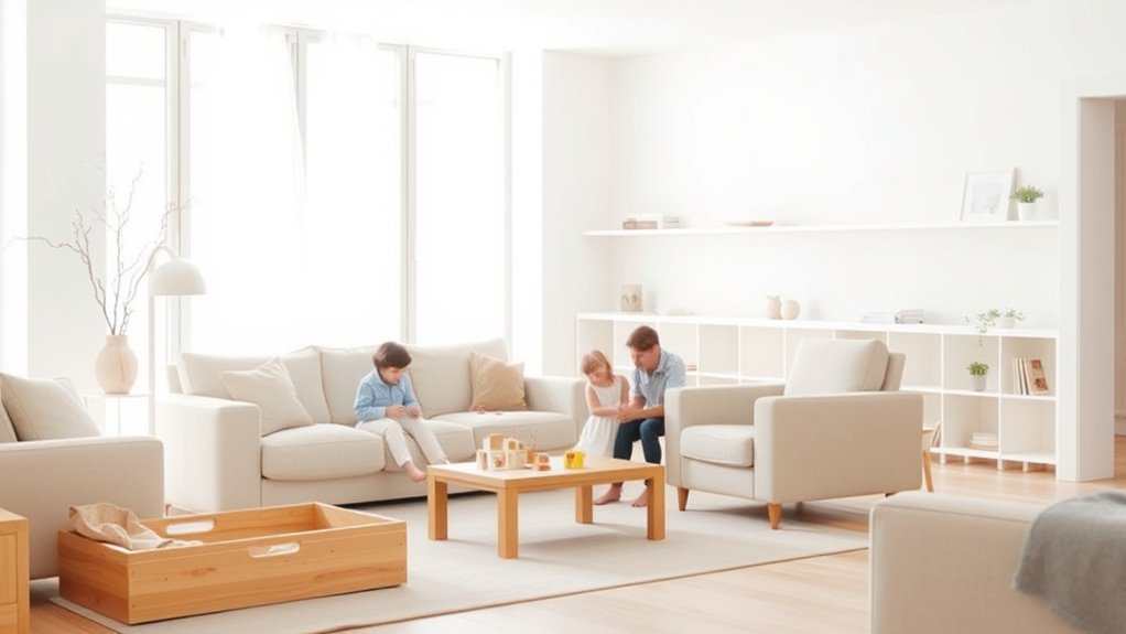 family centered minimalist living