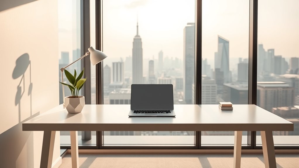 flexible clutter free workspaces