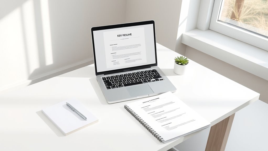 highlighting key resume elements