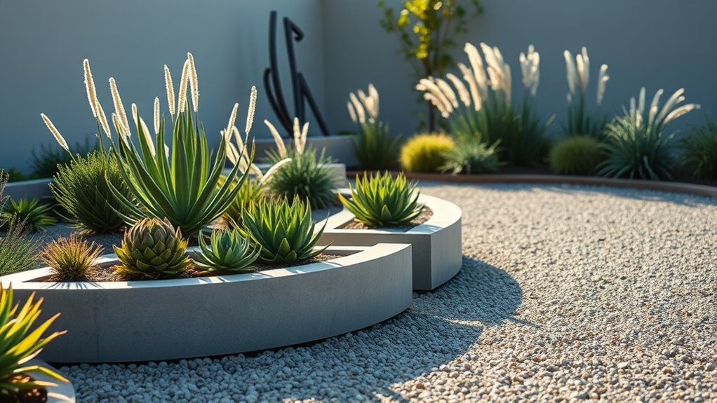intentional minimalist garden maintenance