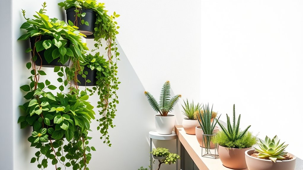 maximize space with succulents