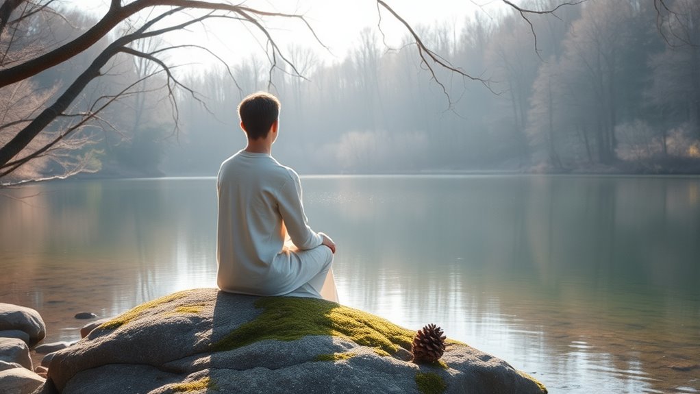 mindful nature connection break