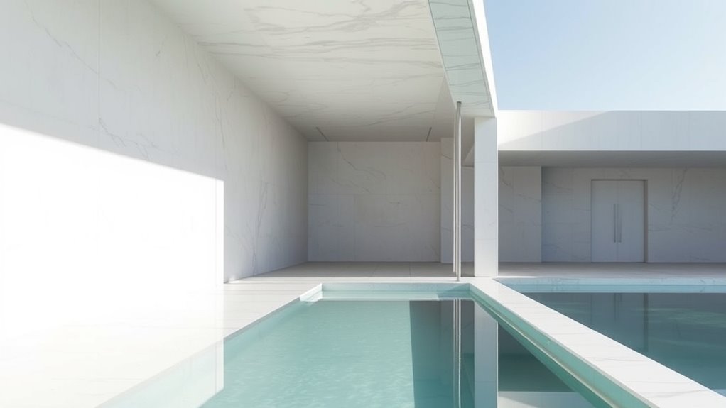 minimalist textured luminous serenity