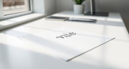 minimalist typography font selection