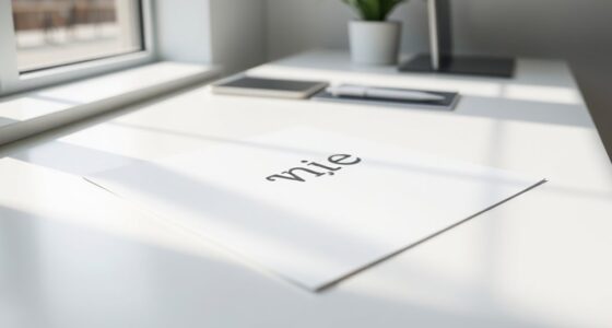 minimalist typography font selection