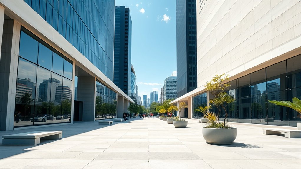 minimalist urban public spaces