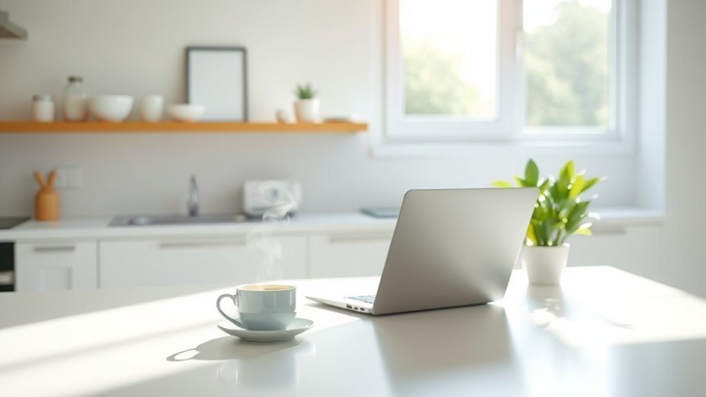 minimize distractions and clutter