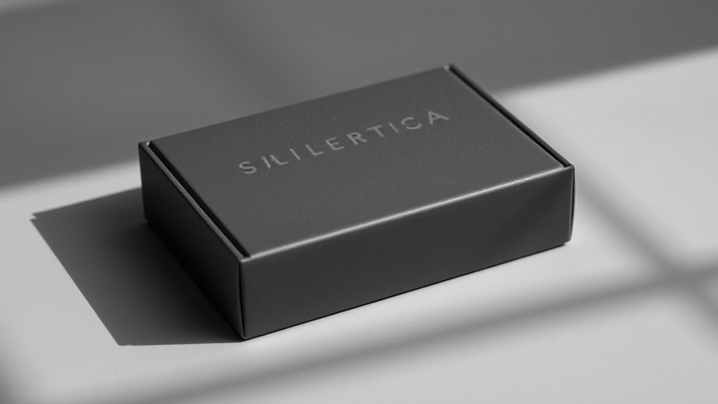 monochrome packaging enhances elegance