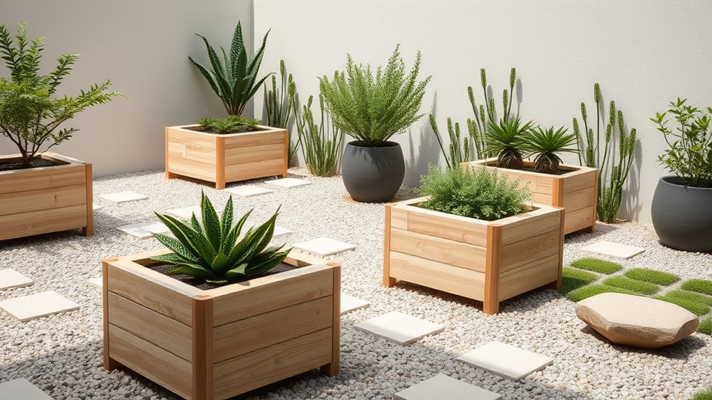 natural calming garden design