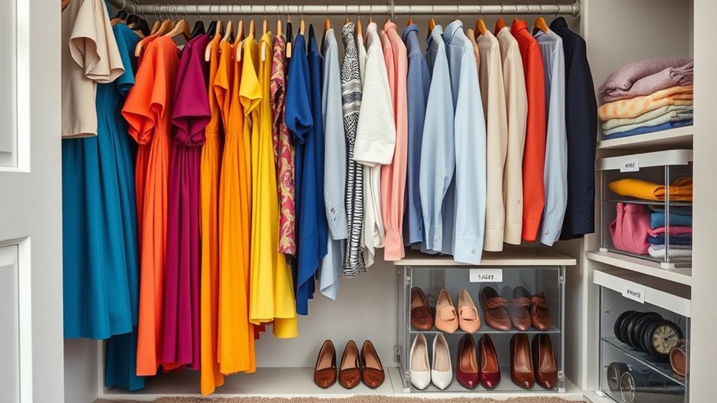 organize clothing and accessories
