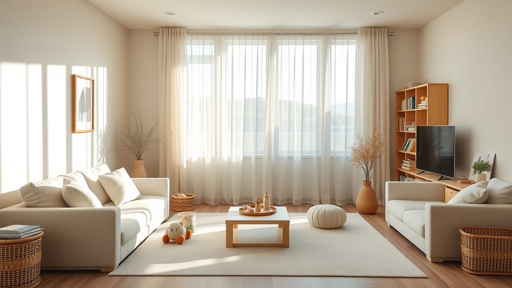 organized calm clutter free environment