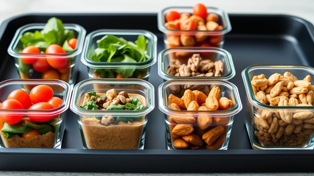 prepped nutritious snack options