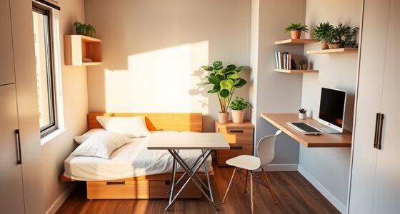 reduce clutter and space