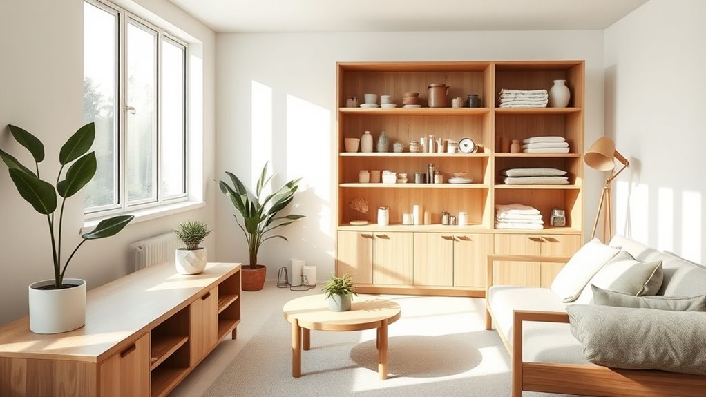 reduce clutter through mindful choices