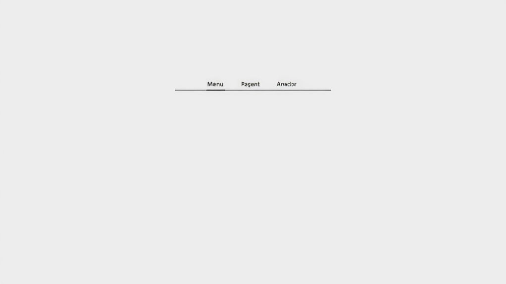 simple iconic hidden menus
