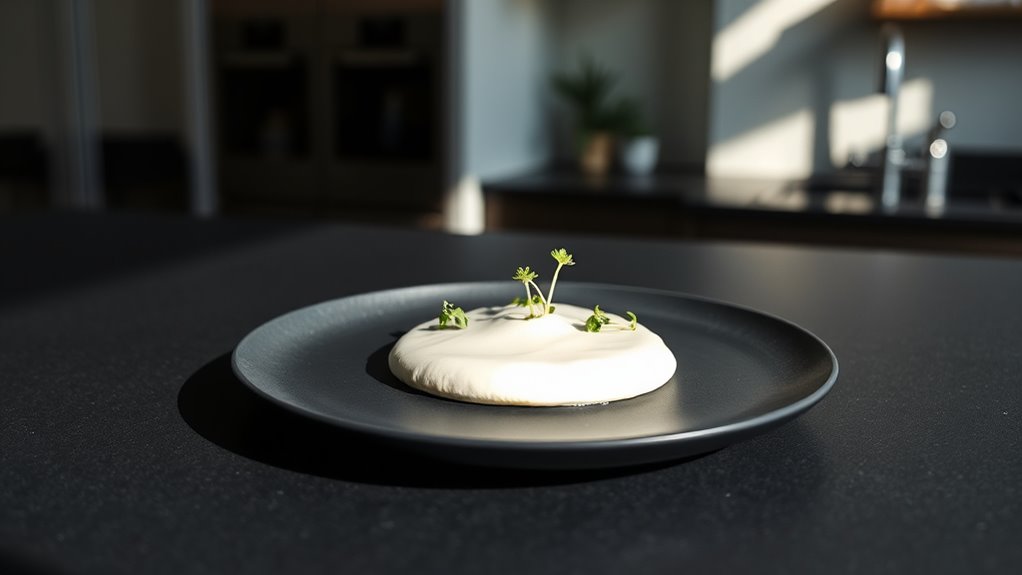 simple modern food presentation