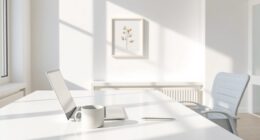 simple organized productive workspace