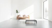 simple serene clutter free environment