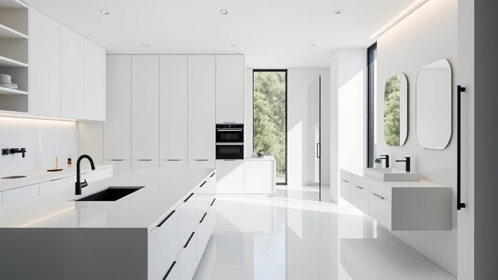 sleek integrated minimalist design