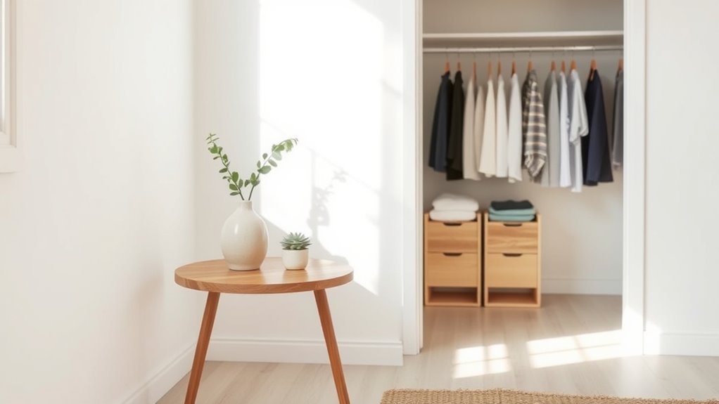 start decluttering one space
