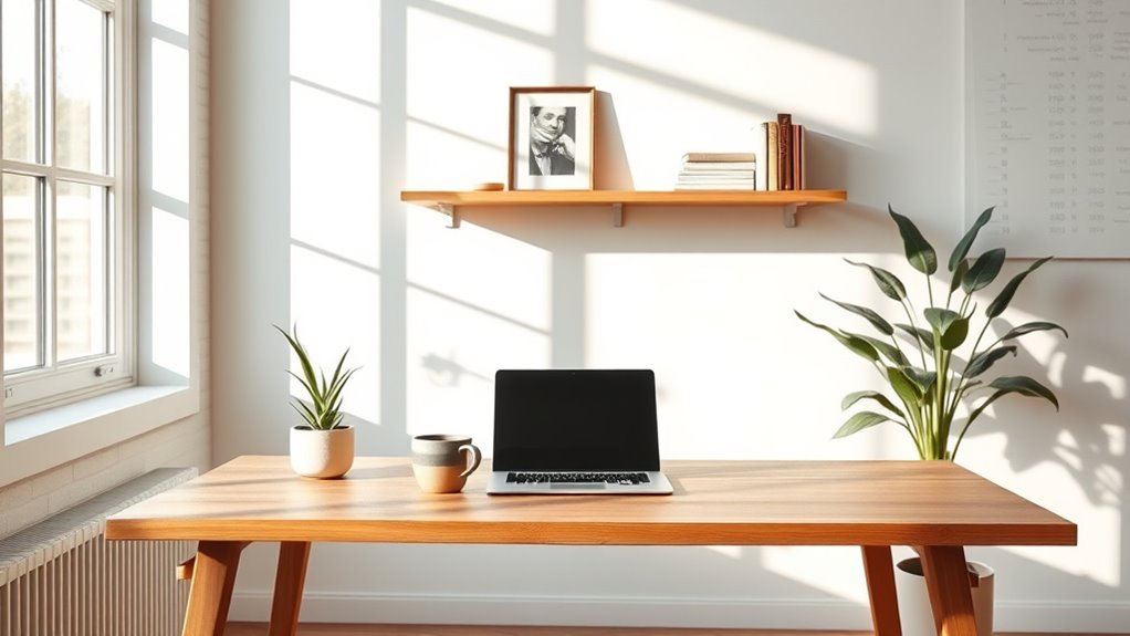 streamlined clutter free home environment