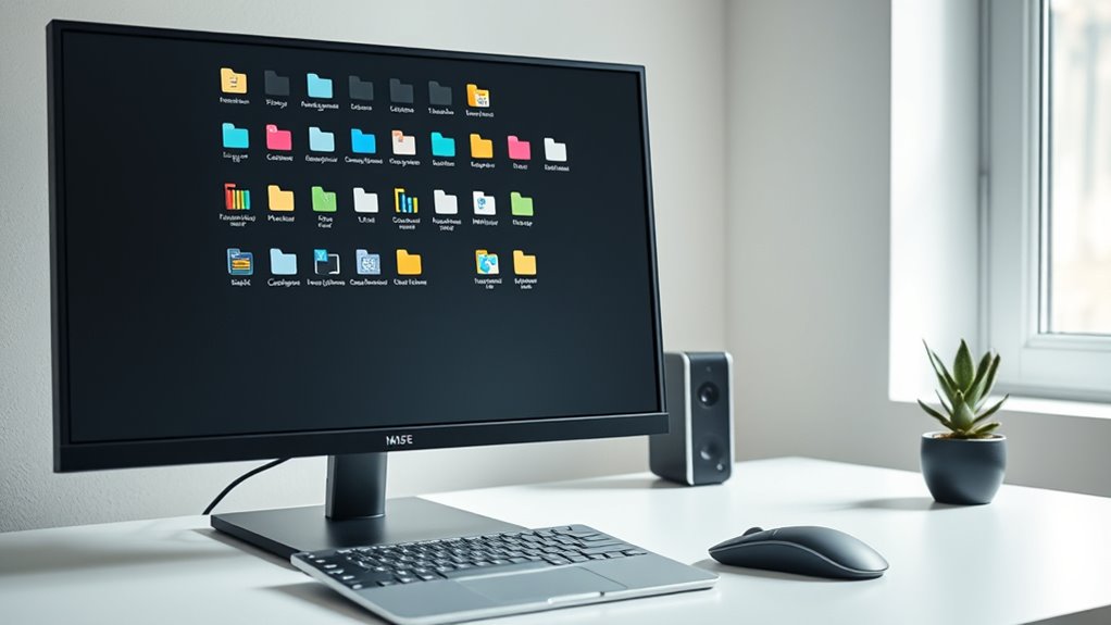 structured folders for clarity