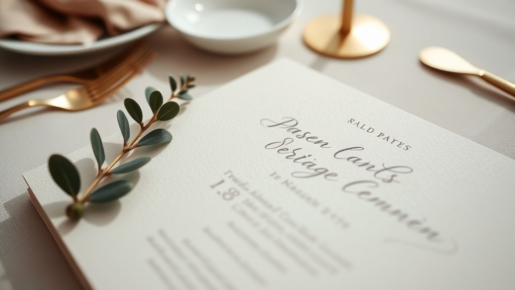 subtle personalized wedding details