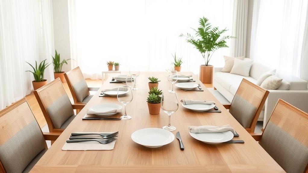 arrange furniture for flow