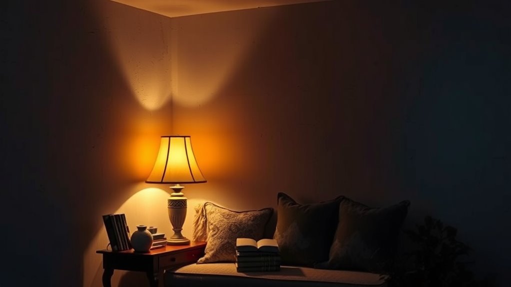 balance light and shadows