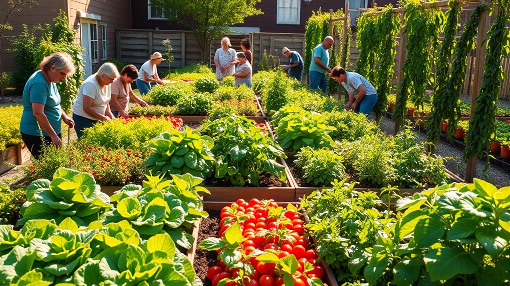 diverse plants year round growth