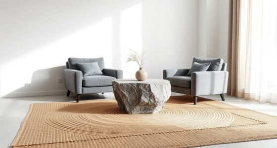 enhancing minimalist spaces with texture