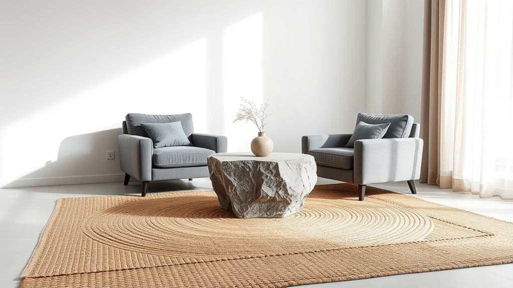 enhancing minimalist spaces with texture