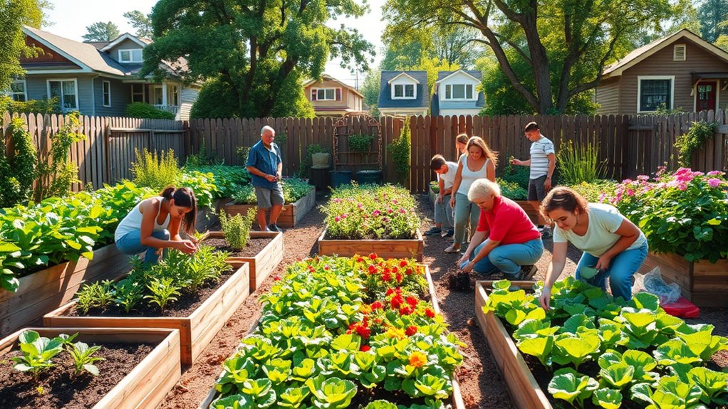 finding or starting community gardens