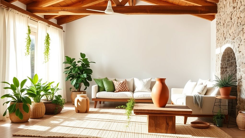 incorporate natural textures intentionally