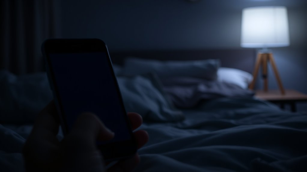 limit blue light exposure