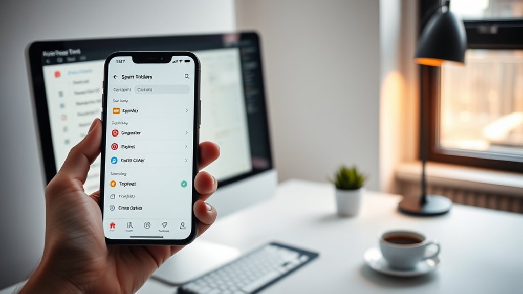 manage and delete promotional emails