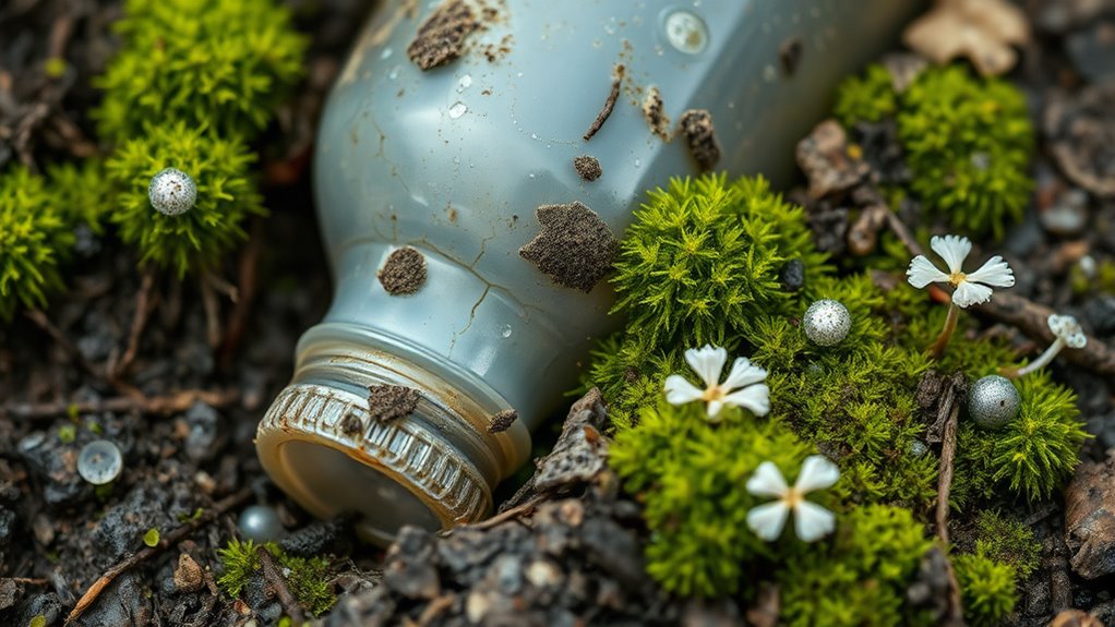 microorganisms break down plastics