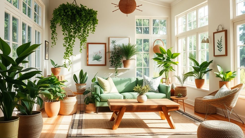 nature inspired calming color schemes
