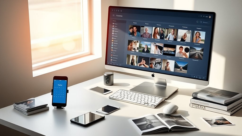 organize photos by date