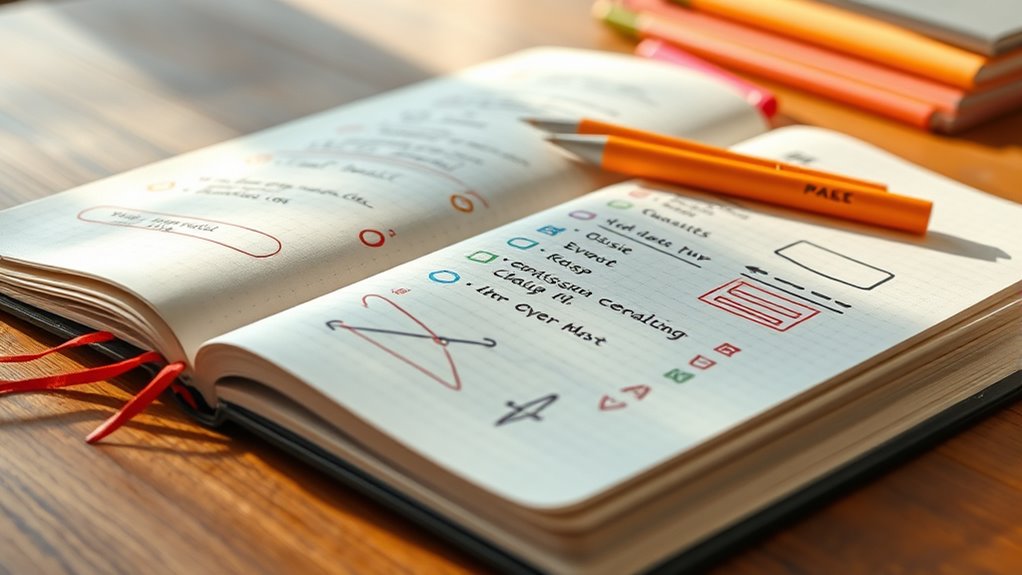 organize tasks with symbols