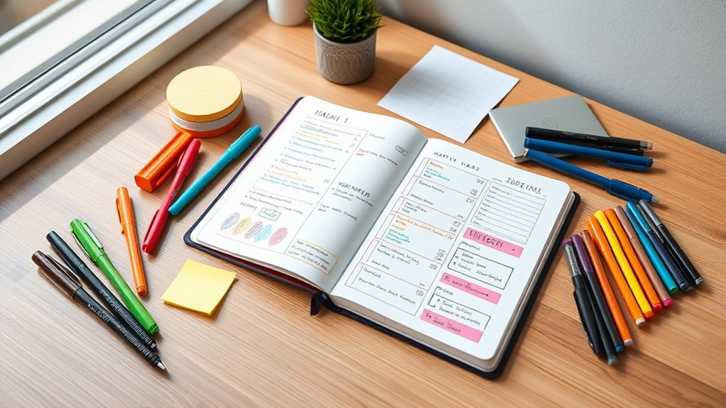 personalized functional journal setup