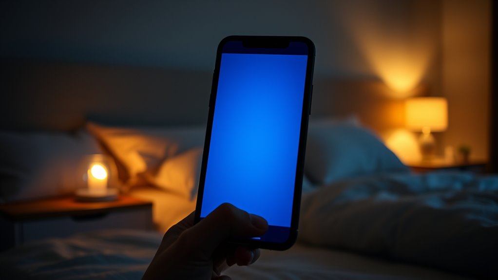 screen brightness affects melatonin