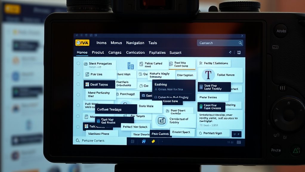 simplify menu enhance clarity