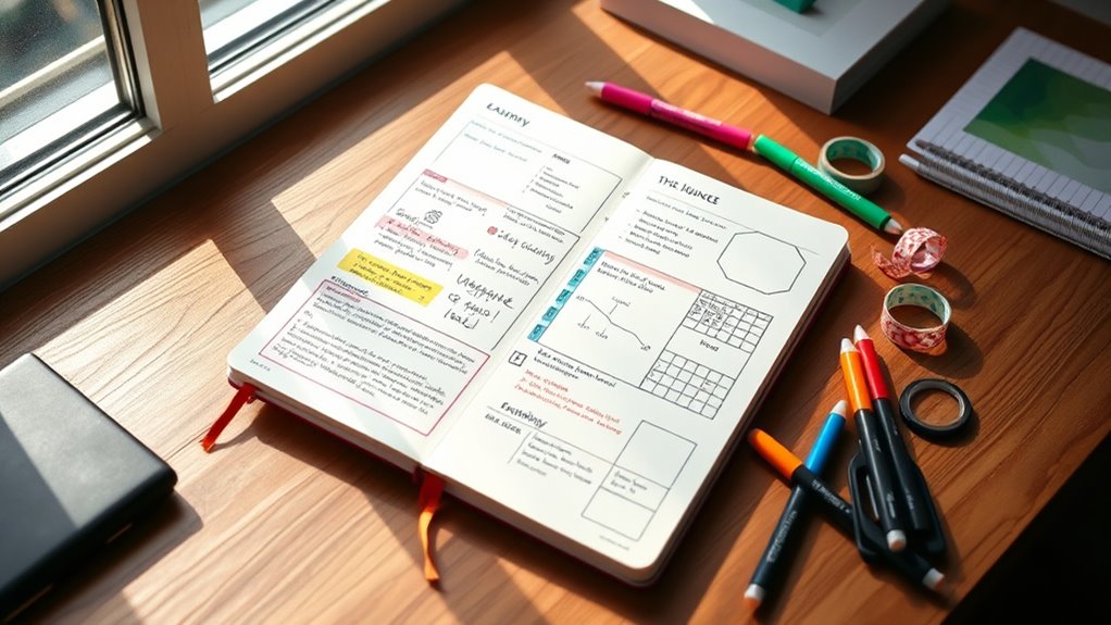use color and symbols
