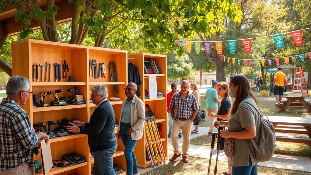 community tool sharing promotes sustainability