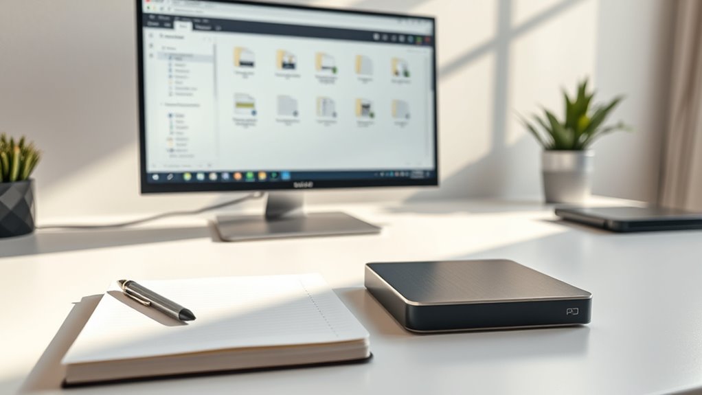 consistent clear file organization