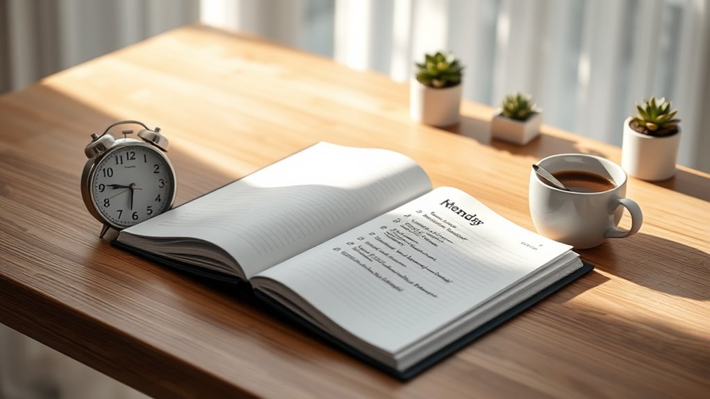 consistent weekly review habit