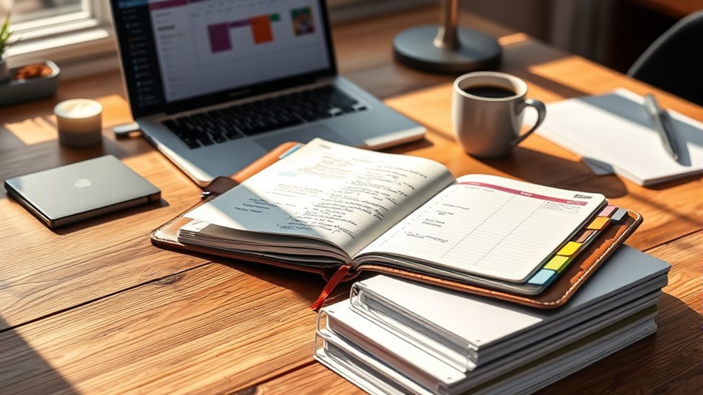 consistent weekly review routine