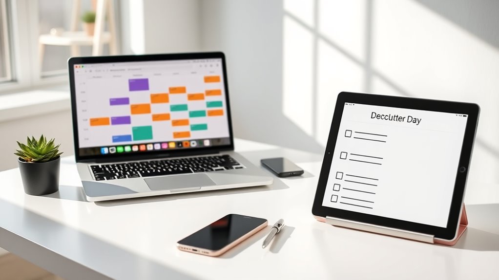 digital declutter for focus