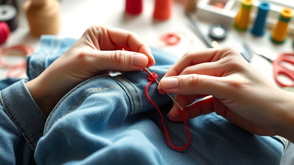 eco friendly clothing repair habits